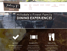 Tablet Screenshot of johnnytsbistro.com